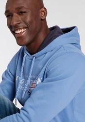 DELMAO Kapuzensweatshirt Blau/Hellblau