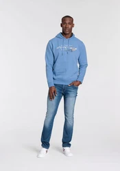 DELMAO Kapuzensweatshirt Blau/Hellblau
