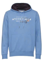 DELMAO Kapuzensweatshirt Blau/Hellblau