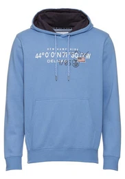 Kapuzensweatshirt Langarm, lockere Passform, mit Print, mit Kapuze