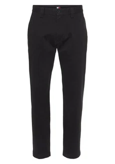 Tommy Jeans Chinohose TJM DAD CHINO Schwarz/Dunkelgrau