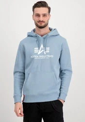 Alpha Industries Kapuzenpullover Basic Hoodie Herren Hellblau/Blau/Grau