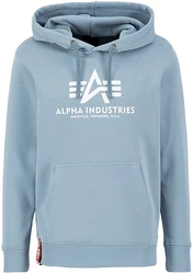 Alpha Industries Kapuzenpullover Basic Hoodie Herren Hellblau/Blau/Grau
