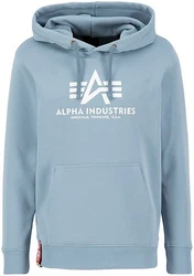 Alpha Industries Kapuzenpullover Basic Hoodie Herren Hellblau/Blau/Grau