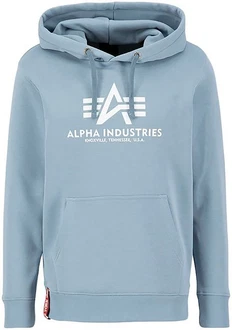 Alpha Industries Kapuzenpullover Basic Hoodie Herren Hellblau/Blau/Grau