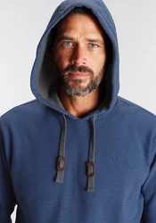Man's World Kapuzensweatshirt Blau/Dunkelblau/Hellblau/Grau