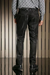 Next Smokinghose EDIT Slim Fit (1-tlg) Schwarz/Dunkelgrau/Grau