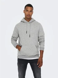 ONLY & SONS Sweatshirt Hoodie ONSCERES (5425) Grau