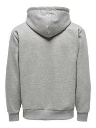 Hoodie Weicher Kapuzen Pullover Basic Hoodie ONSCERES 5425 in Grau-2