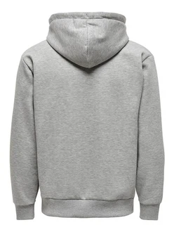 ONLY & SONS Sweatshirt Hoodie ONSCERES (5425) Grau