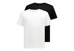 BOSS Unterziehshirt 2er P T-Shirt RN mit Rundhalsausschnitt weiß/schwarz