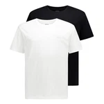 BOSS Unterziehshirt 2er P T-Shirt RN mit Rundhalsausschnitt weiß/schwarz