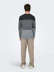 ONLY & SONS Strickpullover ONSPANTER 4421 Grau (4421)