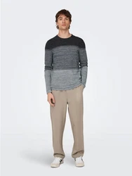 ONLY & SONS Strickpullover ONSPANTER 4421 Grau (4421)