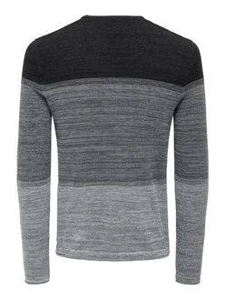 ONLY & SONS Strickpullover ONSPANTER 4421 Grau (4421)