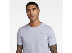 G-STAR T-Shirt Slim Base R T S/S Men Grau/Hellblau/Blau
