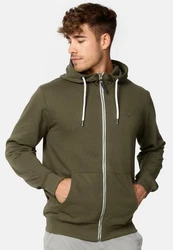 Indicode Sweatjacke INChristos Dunkelgrün/Khaki