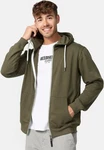 Indicode Sweatjacke INChristos Dunkelgrün/Khaki