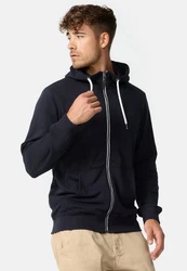 Indicode Sweatjacke INChristos Dunkelblau/Blau