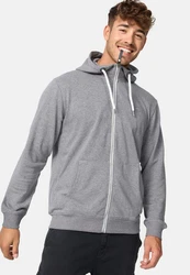 Indicode Sweatjacke INChristos Hellgrau/Grau/Dunkelgrau