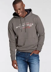 DELMAO Kapuzensweatshirt Dunkelgrün/Grau/Braun/Hellgrau/Khaki