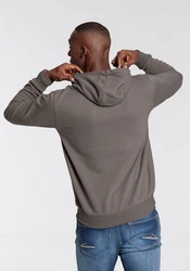 DELMAO Kapuzensweatshirt Dunkelgrün/Grau/Braun/Hellgrau/Khaki