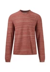 FYNCH-HATTON Strickpullover Rot/Braun/Dunkelrot/Orange