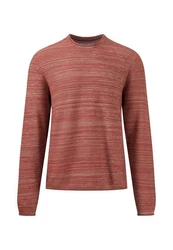FYNCH-HATTON Strickpullover Rot/Braun/Dunkelrot/Orange