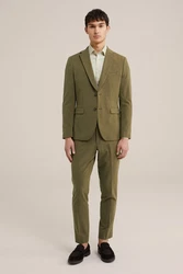 WE Fashion Jackenblazer Dunkelgrün/Khaki