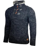 Baxboy Strickpullover Hoher Kragen Stehkragen 