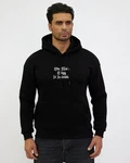 Denim Distriqt Kapuzensweatshirt Herren Slim-Fit Hoodie Schwarz