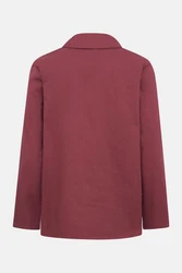 HANSEHELD Langarmhemd Vareuse Fischerhemd Dunkelrot/Rot/Rosa/Bordeaux