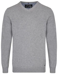 V-Ausschnitt-Pullover