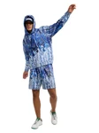 CARLO COLUCCI Hoodie Demattio Blau