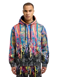 CARLO COLUCCI Hoodie Demattio Mischfarben/Grau/Grün