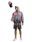 CARLO COLUCCI Hoodie Demattio Mischfarben/Grau/Grün