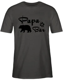 T-Shirt Papa Br Lettering Papa