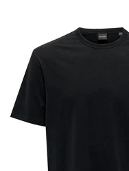 ONLY & SONS T-Shirt Weiches Rundhals T-Shirt Kurzarm ONSSMART Basic Shirt (1-tlg) (6806) Schwarz (6806)