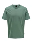 ONLY & SONS T-Shirt Weiches Rundhals T-Shirt Kurzarm ONSSMART Basic Shirt (1-tlg) (6806) Grün