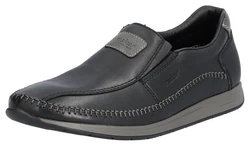 Rieker Slipper Mokassin Loafer Komfortschuh schwarz
