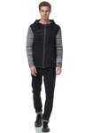 Rusty Neal Strickjacke mit Kapuze Dunkelgrau/Schwarz/Hellgrau/Dunkelblau/Grau
