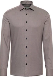 Eterna Langarmhemd SLIM FIT Grau/Braun/Hellgrau/Dunkelgrau/Khaki/Lila