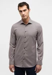 Eterna Langarmhemd SLIM FIT Grau/Braun/Hellgrau/Dunkelgrau/Khaki/Lila
