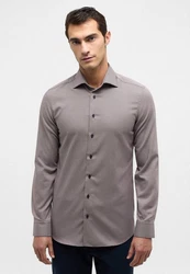 Eterna Langarmhemd SLIM FIT Grau/Braun/Hellgrau/Dunkelgrau/Khaki/Lila
