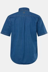 JP1880 Kurzarmhemd Modern Fit Blau/Dunkelblau/Hellblau