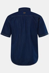 JP1880 Kurzarmhemd Modern Fit Dunkelblau/Blau/Hellblau