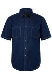 Kurzarmhemd Denimhemd Denim Halbarm Modern Fit Passform