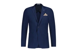 R2 Amsterdam Jackenblazer Traveljacket Dunkelblau/Blau/Hellblau