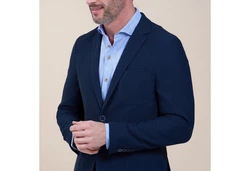 R2 Amsterdam Jackenblazer Traveljacket Dunkelblau/Blau/Hellblau