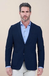 R2 Amsterdam Jackenblazer Traveljacket Dunkelblau/Blau/Hellblau